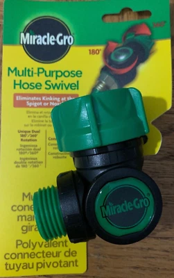 Miracle Gro MGUSV100 多用途软管旋转-全新发货 N 24 小时 — 第 1/4 张图片