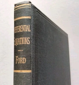 Differential Equations 1933 Lester Ford 1st Ed Vintage Mathematics Book V Good - Picture 1 of 19