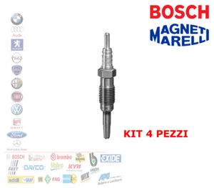 KIT 4 PEZZI CANDELETTA FIAT DOBL� PALIO PUNTO STRADA 1.9 D 44 46 KW 0250201053 - Foto 1 di 1