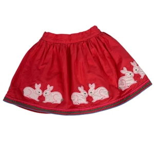 Mini Boden Bunny Rabbit Applique Skirt size 5-6 - Picture 1 of 8