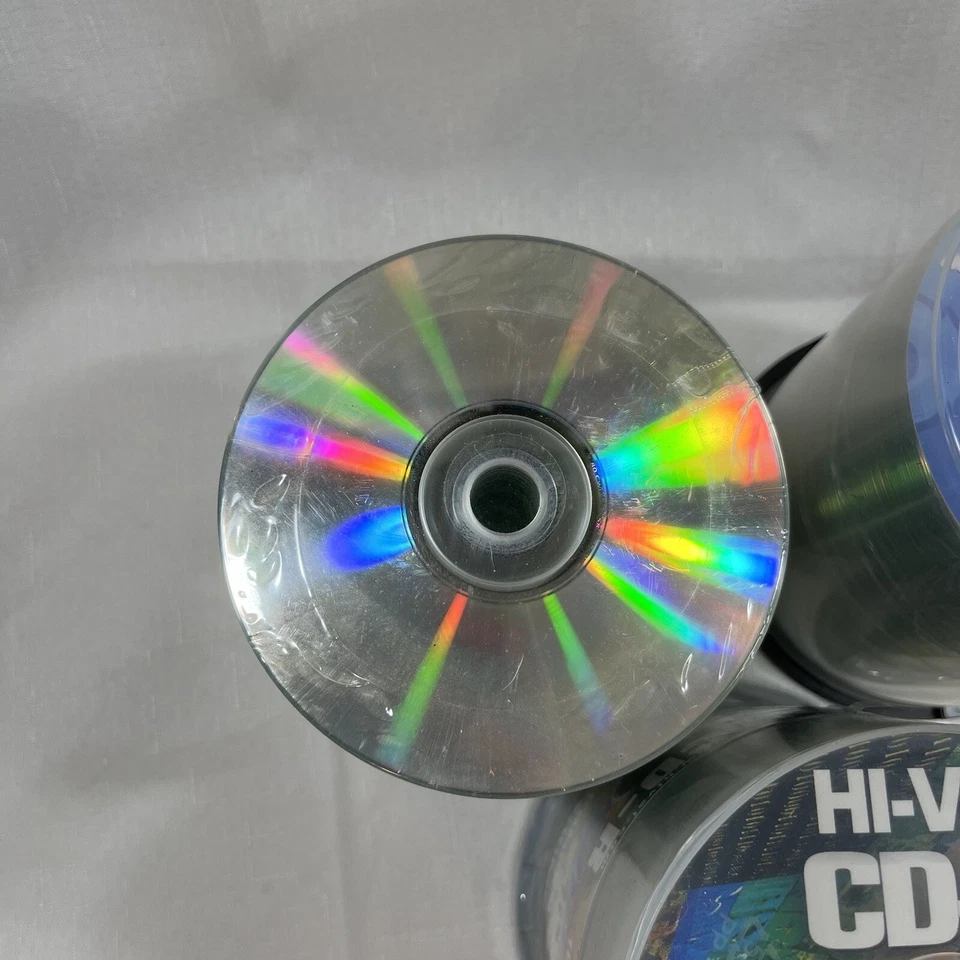 CD-R 100-Pack Unbranded Blank Logo CDR Disc Media 1X-16X 80 Min 700MB - Image 1 of 1