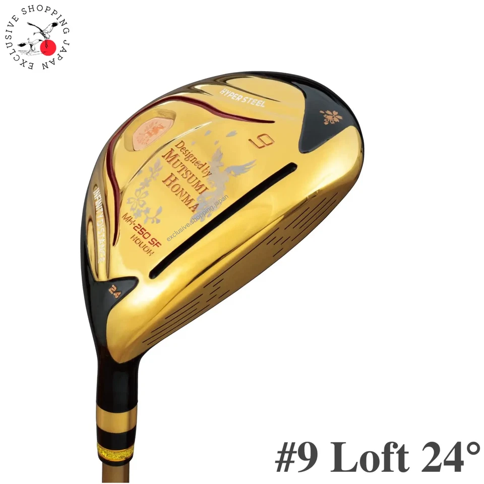 Mutsumi Honma Mazza da Golf Fairway Legno 9W 24° MH250SF Phoenix FW Flex R SR Albero  - Immagine 1 di 4