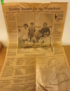 TOLEDO RESTAURANT OWNERS article 1984 w/ local recipes Boody House baklava OHIO - Picture 1 of 4