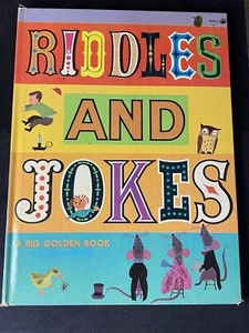 Riddles And Jokes A Big Golden Book Gertrude Crampton 1961 Free Shipping - Picture 1 of 3