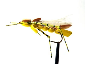 Streamer " Foam Hopper Yellow " 3er Set - Bild 1 von 1