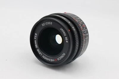 [ EXC5+ ] KONICA M-HEXANON LENS 28mm F/2.8 MF Lens For Leica M From JP #10800 - Image 1 of 4