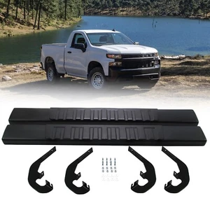 6'' Running Board For 19-22 Chevy Silverado GMC Sierra 1500 Regular Cab Nerf Bar - Picture 1 of 10