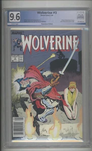 Wolverine #3 PGX 9.6 1989 Marvel Claremont Buscema Silver Samurai - Imagen 1 de 2