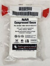 North American Rescue NAR Compressed Gauze Medical Cotton Ex 10/31/2030