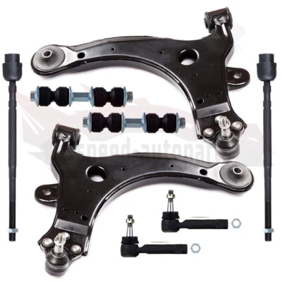 8X Front Lower Control Arms Tie Rod Sway Bar For 2000 2002 2003 Chevrolet Impala - Image 1 of 4