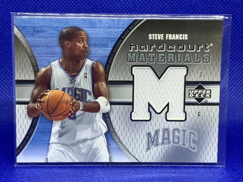 2005-06 Upper Deck Hardcourt Materials #HM-SF Steve Francis - Game Worn - Image 1 of 2