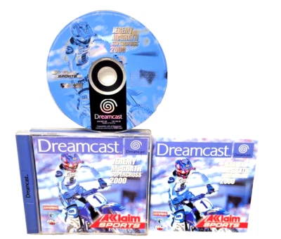Jeremy McGrath Supercross 2000 Dreamcast PAL UK GOOD - BOXED with MANUAL - Image 1 of 4