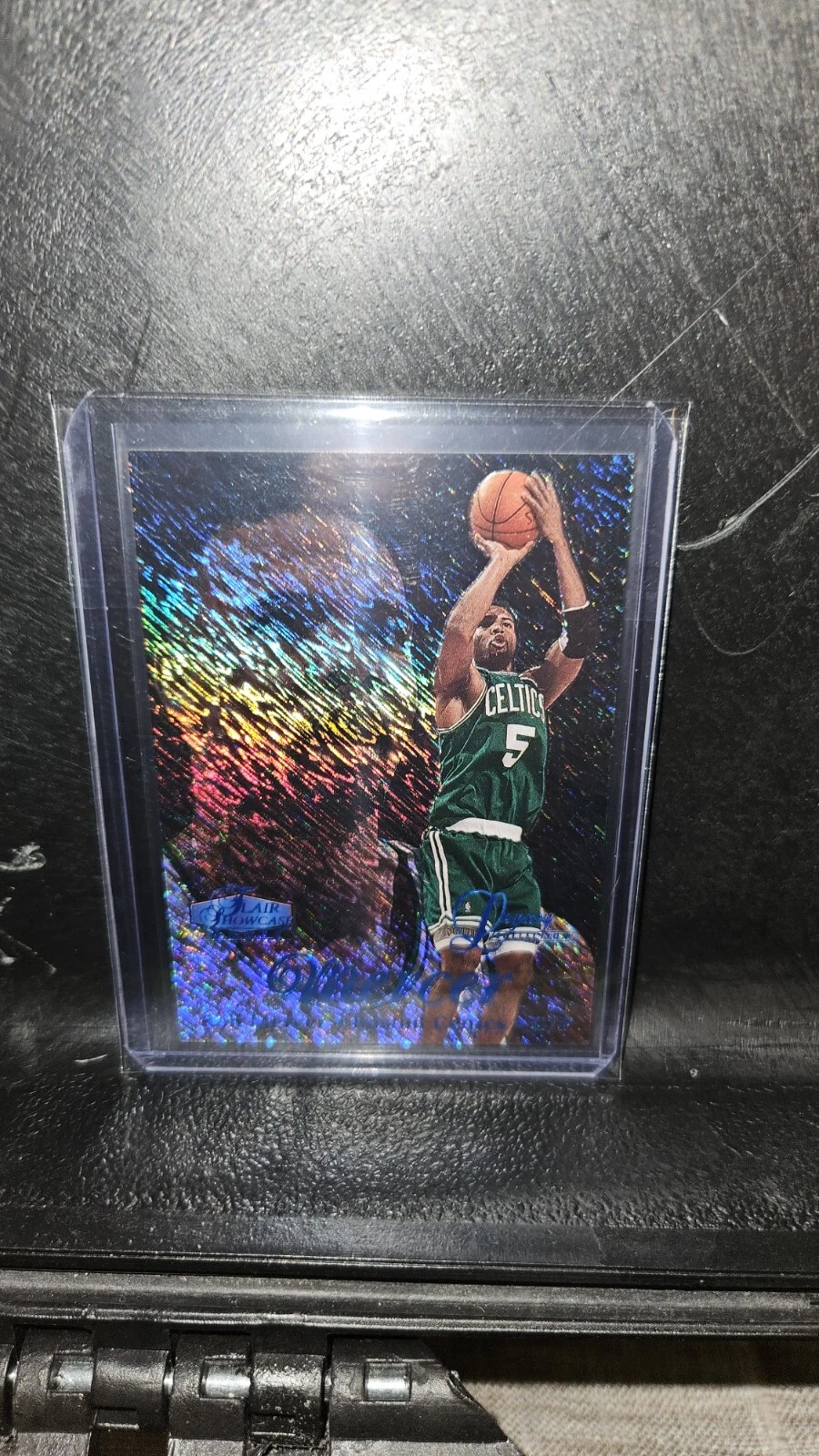 Ron Mercer 1997-98 Flair Showcase RC Row 1 Seat 14 Legacy Collection 053/100