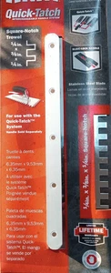 Hart Quick-Tatch HQTT052 Square Notch Trowel 1/4”x3/8”x1/4”  Handle not included - Picture 1 of 2