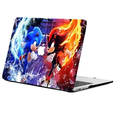 Мультфильм еж расписной жесткий чехол для нового Macbook Air Pro M1 M2 M3 M4 M5 - Изображение 1 из 3