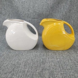 Fiesta Fiestaware Large Disk Pitcher 7.25” 64 oz Choose your Color Free Shipping - Picture 1 of 22