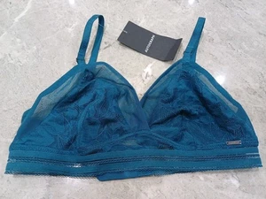 Bralette M&S Autógrafo Valencia Encaje Sin Cable Talla 10 D-E TURQUESA OSCURO  - Imagen 1 de 5
