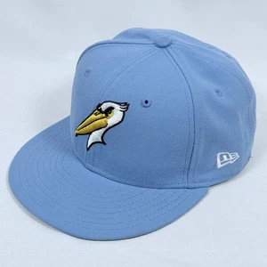 New Era 59FIFTY Myrtle Beach Pelicans MiLB Baseball Mütze Fitted 7 1/4 hellblau - Bild 1 von 11