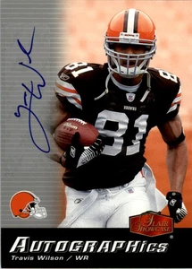 2006 Flair Showcase Autographics #AUTR Travis Wilson - FB - Picture 1 of 2