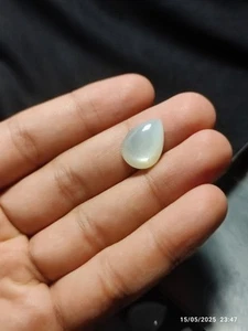 White Moonstone Pear Cabochon Gem 18x13 mm - Picture 1 of 6