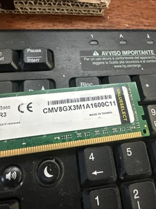 Corsair Ram DDR3 DDR-3 1600Mhz 8Gb PC3-12800U cmv8gx3m1a1600c11 - Imagen 1 de 4