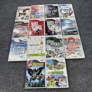 Lotto 14 giochi Nintendo Wii • Just Dance • LEGO Batman • Wii Fit • - Foto 1 di 16