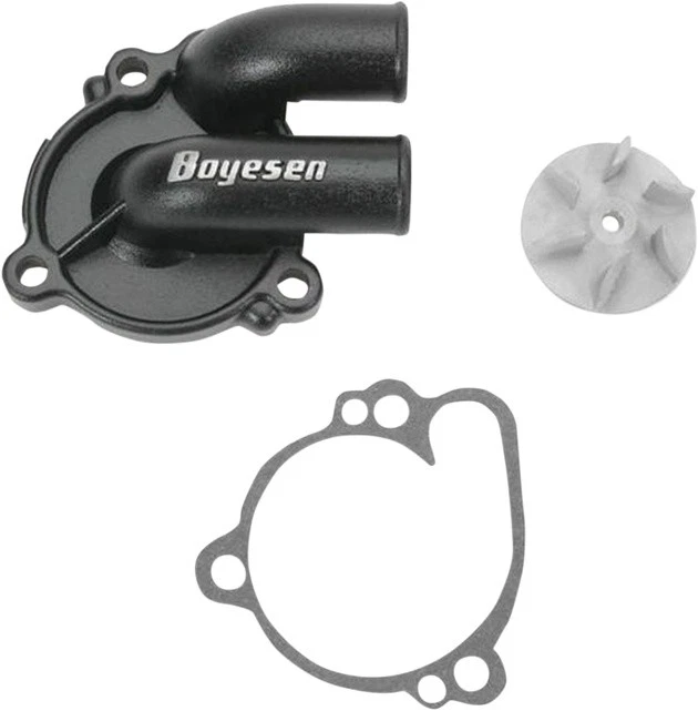Kit Supercooler Boyesen Negro WPK-10B para Kawasaki/Suzuki KX85/KX100/KX112/RM100 Foto 1 de 1
