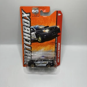 MBX POLICE SUBARU IMPREZA WRX POLICE CAR 1/8 Heroic Rescue 94/124 MATCHBOX 2012 - Picture 1 of 7