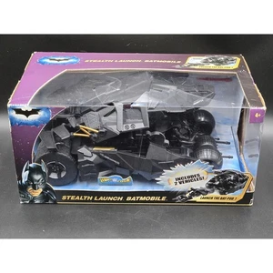 Dark Knight Batman Stealth Launch Batmobile & Bat Pod In Original Box - Picture 1 of 13