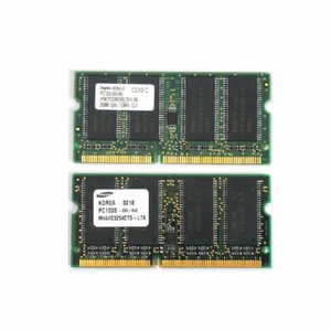 512MB 2pcs 256MB PC133 133Mhz SDR SDRAM Sodimm Laptop Notebook Ram Speicher - Bild 1 von 4