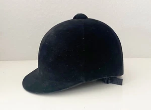 Reithelm - 55 - Schwarz - Samt - Europa - Bild 1 von 3