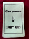 Railroad Safety Rules Chessie Systems Railroads 1984