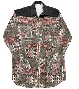 Camisa Western Country Para Hombre L Azteca Abotonada Firmas Eds Oeste Manga Larga - Imagen 1 de 7