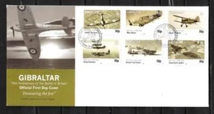 Gibraltar 2010 Schlacht um England Yvert FDC Nr. 1363 bis 1368 postfrisch ** 1. Wahl - Bild 1 von 1