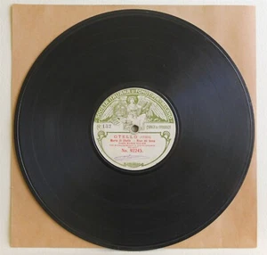 MARIO GILION Fonotipia 92244/5 78rpm OTELLO Dio Mi Potevi Scagliar/ Niun Mi Tema - Bild 1 von 3