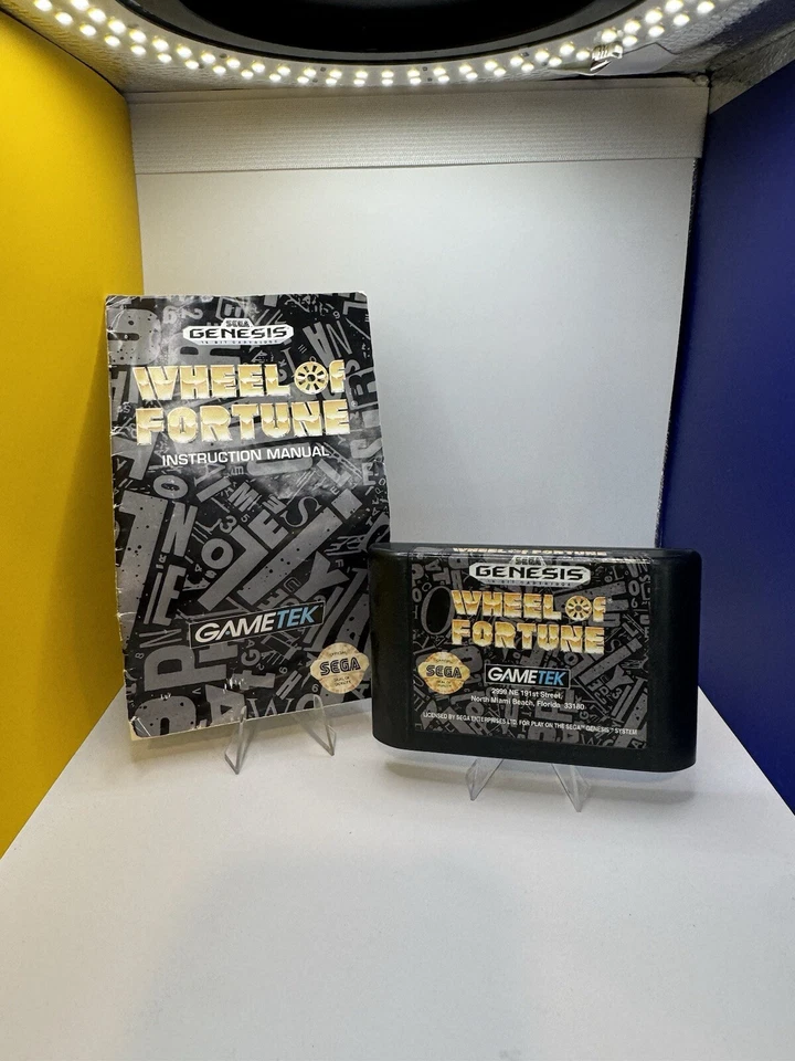 Wheel Of Fortune Sega No Case Untested - Image 1 of 1