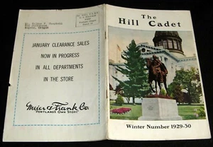 HILL MILITARY ACADEMY 1929-30 WINTER CADET REPORT & PHOTOS PORTLAND OREGON - Bild 1 von 4