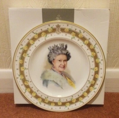 Royal Doulton Prestige- Queen Elizabeth II 80th Birthday - Limited Edition Plate - Image 1 of 4