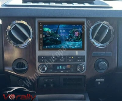 Para Ford F-250 F-350 Super Duty 2006-2014 Apple Carplay Radio Android 13 GPS SWC Foto 1 de 4