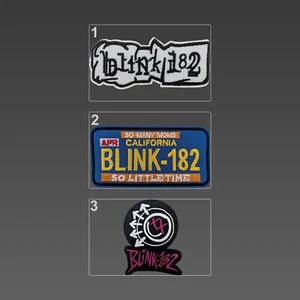 Blink 182 Patch, Embroidered Iron - On Blink 182 Patch - Picture 1 of 7