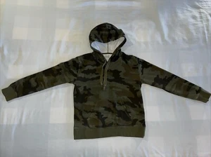 J.Crew Women’s Vintage Fleece Camo Print Hoodie SZ Small - Picture 1 of 16