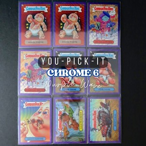 GARBAGE PAIL KIDS 2023 CHROME 6TH SERIES *PURPLE WAVE* YOU-PICK-IT