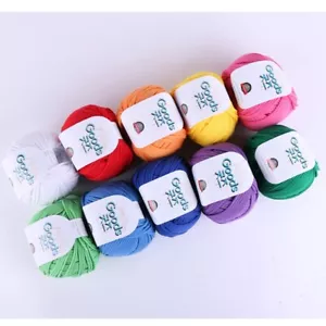 Cotton Yarn Knitting Crochet 10 SET (Rainbow) Assorted Colors - Picture 1 of 7