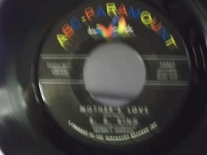 B.B. King,ABC Paramount 10367"Mother's Love",US,7" 45, 1960 blues classic, Mint - Picture 1 of 2