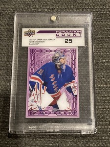 2023-24 Upper Deck IGOR SHESTERKIN Clear Cut Population Count 25 Series 1