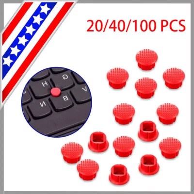 20/40/100X Trackpoint Cap Soft Rim Mouse Pointer for Lenovo T410 T510 R400 NEW - Image 1 of 4