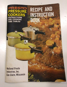 Vtg 1974 Presto Pressure Cooker Instruction And Cooking Time Tables Recipe Book