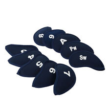 11 Pcs Golf Club Cap Elastic Material Iron Head Covers Accesories - Protector