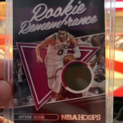 2021-22 Panini NBA Hoops - Rookie Remembrance #RR-JAY Jayson Tatum (MEM) - Image 1 of 2