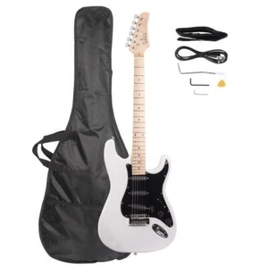 Glarry ST 22 Frets Burning Fire Basswood Electric Guitar Kit W/Bag - Picture 1 of 7